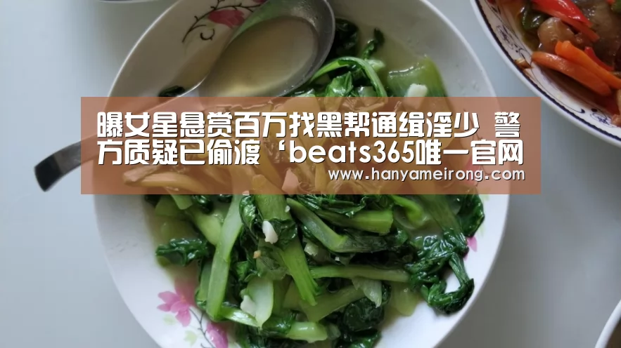 曝女星悬赏百万找黑帮通缉淫少 警方质疑已偷渡‘beats365唯一官网’